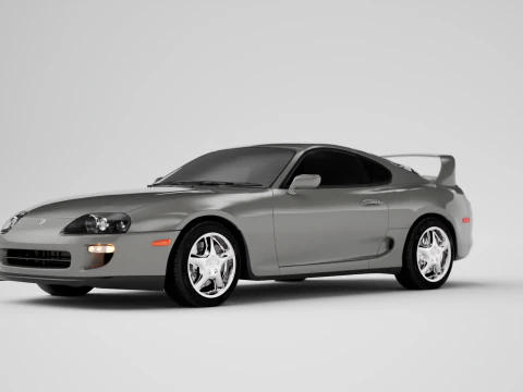 Toyota Supra 1998 Model 3D
