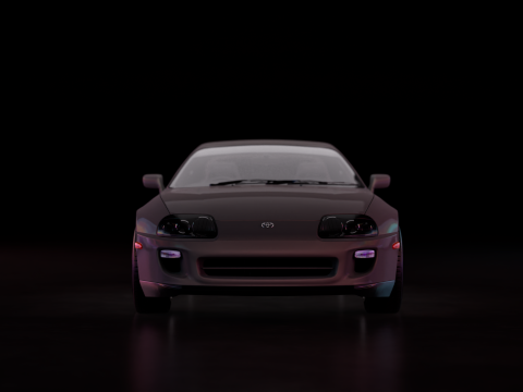 Toyota Supra 1998 3D Model