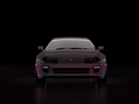 Toyota Supra 1998 3D Model
