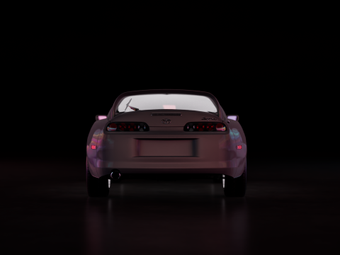 Toyota Supra 1998 3D Model