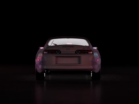 Toyota Supra 1998 3D Model