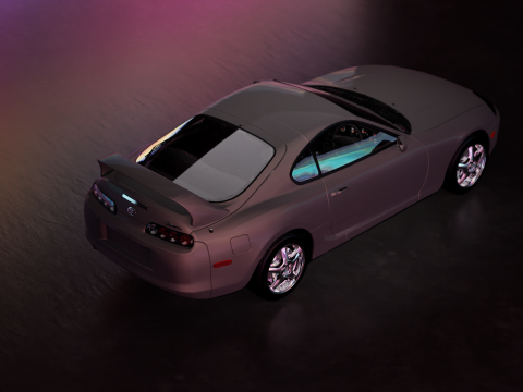 Toyota Supra 1998 3D Model