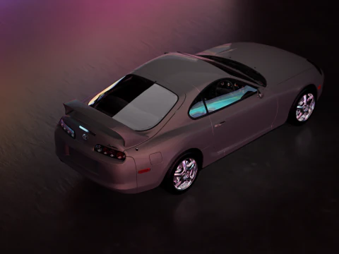 Toyota Supra 1998 3D Model