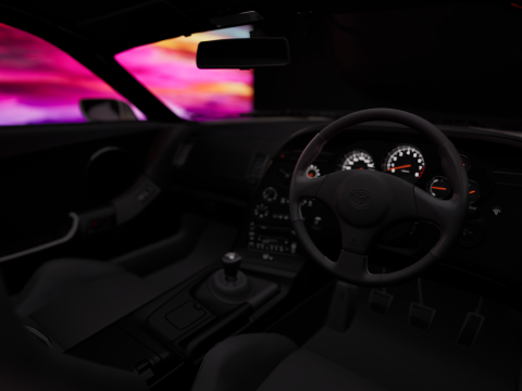Toyota Supra 1998 3D Model