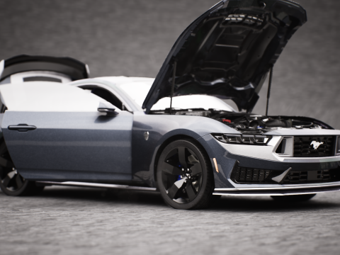 2024 MUSTANG DARK HORSE 3D Модель