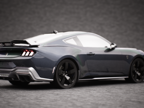 2024 MUSTANG DARK HORSE 3D Модель