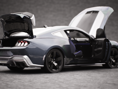 2024 MUSTANG DARK HORSE 3D Модель