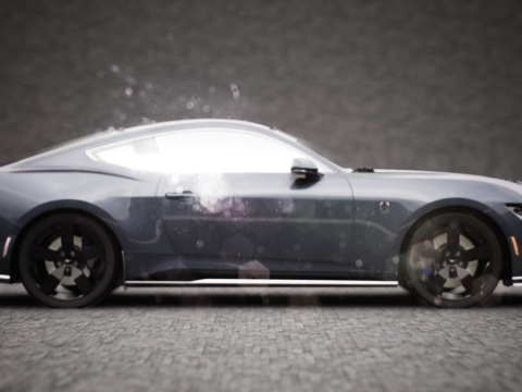 2024 MUSTANG DARK HORSE 3D Модель