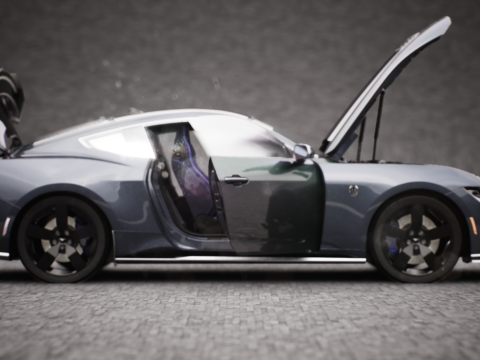 2024 MUSTANG DARK HORSE 3D Модель