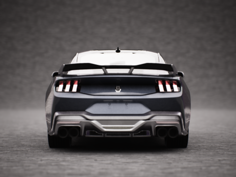 2024 MUSTANG DARK HORSE 3D Модель