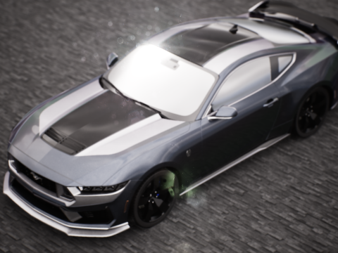 2024 MUSTANG DARK HORSE 3D Модель