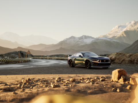 2024 MUSTANG DARK HORSE 3D Модель