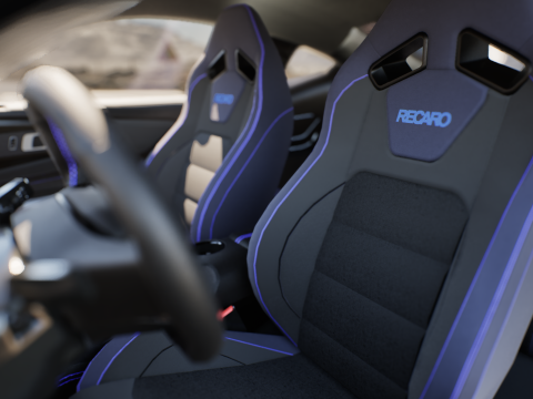 2024 MUSTANG DARK HORSE 3D Модель