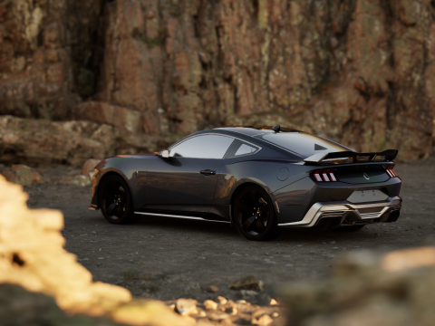2024 MUSTANG DARK HORSE 3D Модель