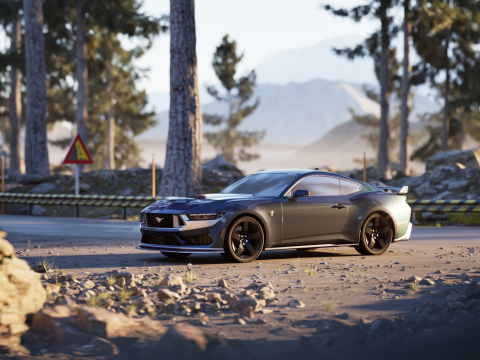 2024 MUSTANG DARK HORSE 3D Модель