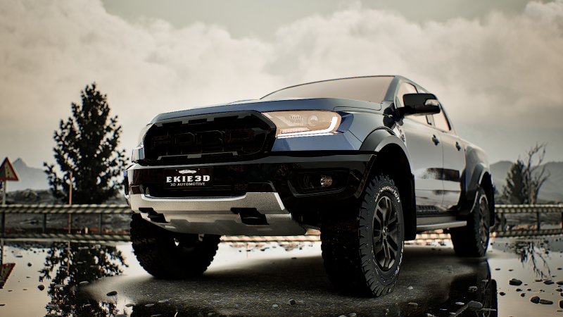 2019 RANGER RAPTOR 3D Model .c4d .max .obj .3ds .fbx .stl .blend