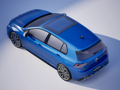 2025 VW GOLF R MK 8 5 3D Model