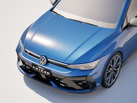 2025 VW GOLF R MK 8 5 3D 模型