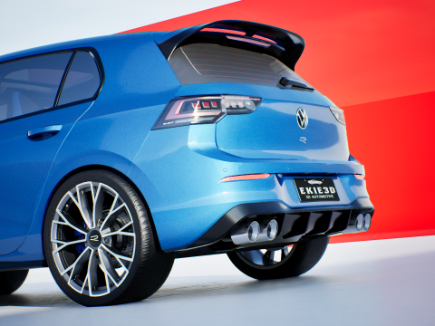 2025 VW GOLF R MK 8 5 3D 模型