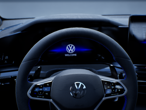 2025 VW GOLF R MK 8 5 3D 模型