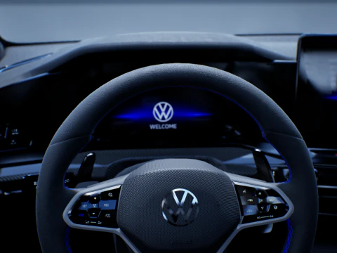 2025 VW GOLF R MK 8 5 3D Model