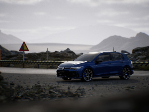 2025 VW GOLF R MK 8 5 3D 模型