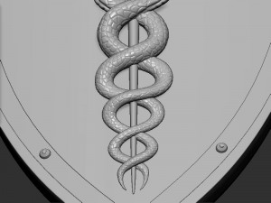 Medical symbol shield 3D Print Model