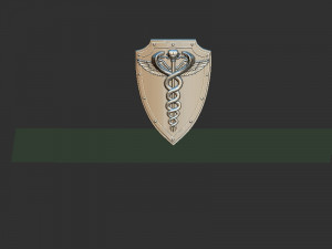 Medical symbol shield 3D Print Model