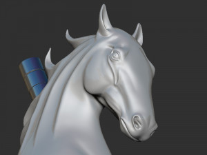 Wine Holding Horse 3D Принт Модель