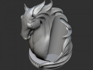 Wine Holding Horse 3D Принт Модель