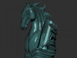 Wine Holding Horse 3D Принт Модель
