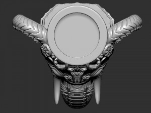 Wine Holder Elephant head Modelo de Impressão 3D