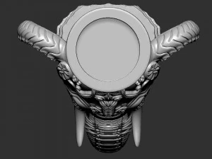 Wine Holder Elephant head 3D Print Model