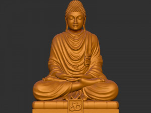 Mahaveer Buddha Modelo de Impressão 3D