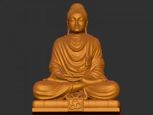 Mahaveer Buddha 3D Print Model