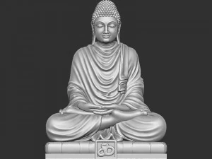Mahaveer Buddha 3D Print Model