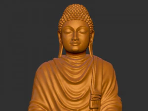 Mahaveer Buddha 3D Print Model