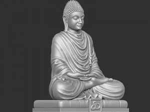 Mahaveer Buddha 3D Print Model