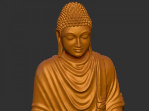 Mahaveer Buddha 3D Print Model