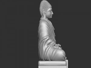 Mahaveer Buddha 3D Print Model