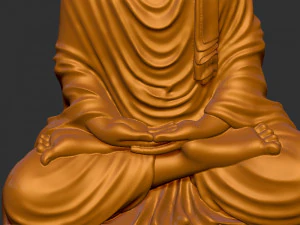 Mahaveer Buddha 3D Print Model