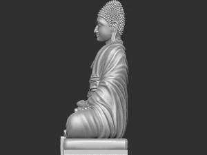 Mahaveer Buddha 3D Print Model