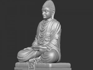 Mahaveer Buddha 3D Print Model