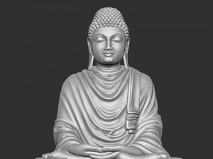 Mahaveer Buddha 3D Print Model