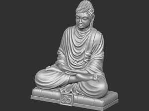 Mahaveer Buddha 3D Print Model