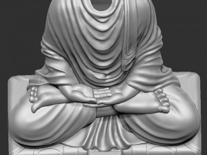 Mahaveer Buddha 3D 打印模型