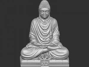 Mahaveer Buddha 3D Print Model