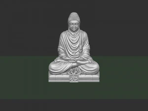 Mahaveer Buddha 3D Print Model