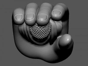 Buddha On Hand 3D Print Model