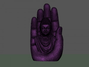 Buddha On Hand 3D Принт Модель
